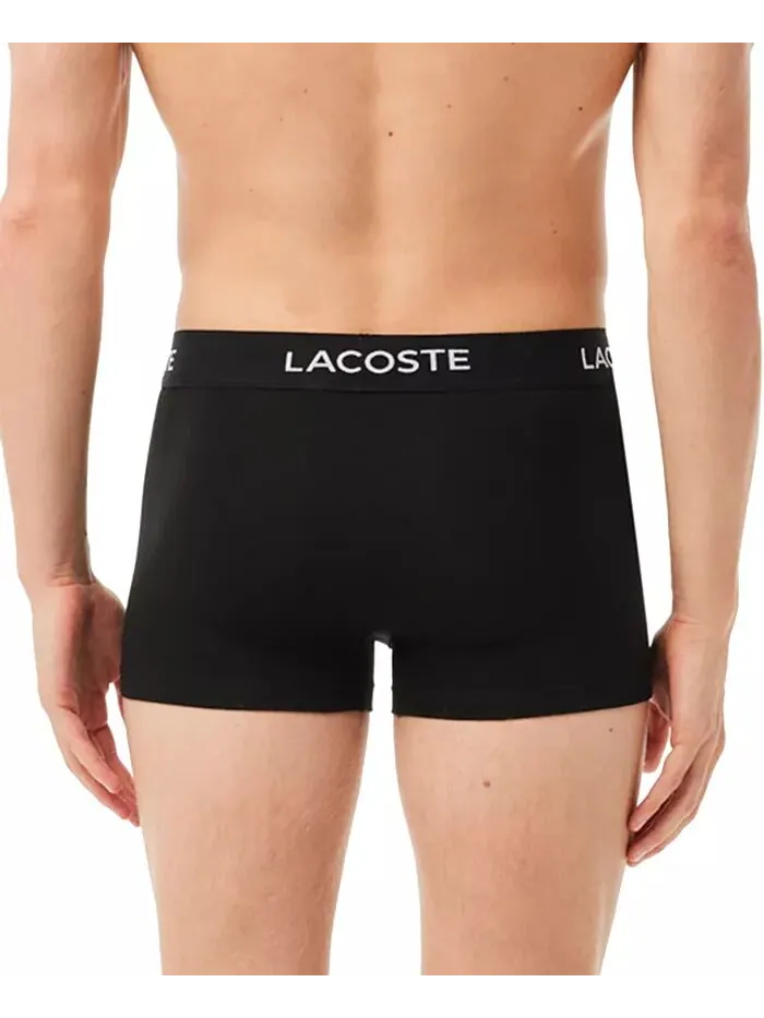 Трусы-боксеры Lacoste, комплект мужской, Regular-Fit Stretch — изображение 8 из 8, черный