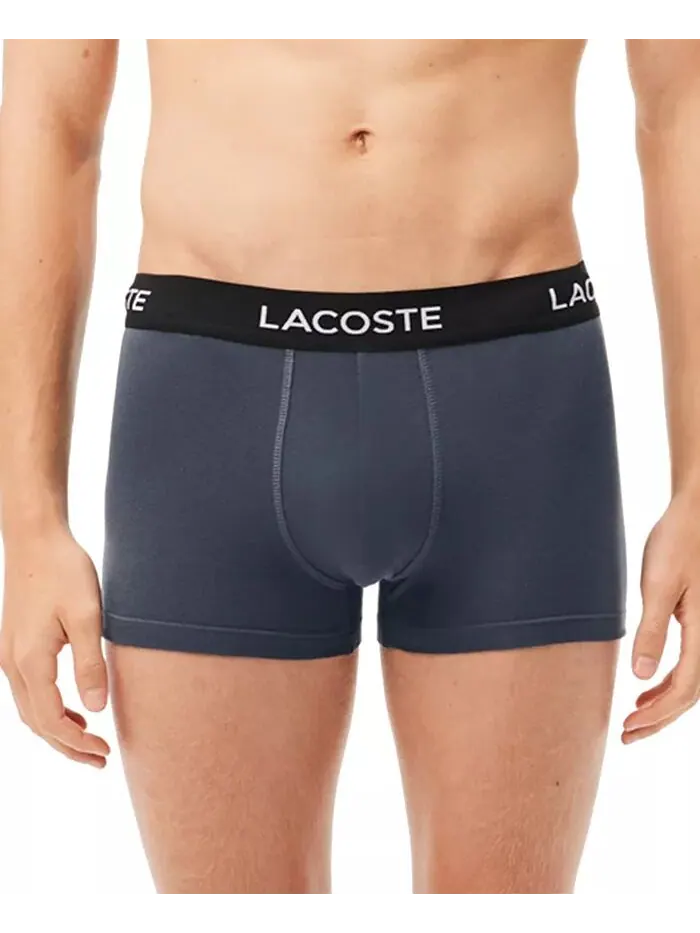 Комплект боксеров Lacoste Regular-Fit Stretch, мужские — изображение 2 из 8, серый