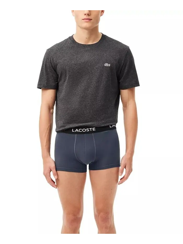 Комплект боксеров Lacoste Regular-Fit Stretch, мужские — изображение 3 из 8, серый