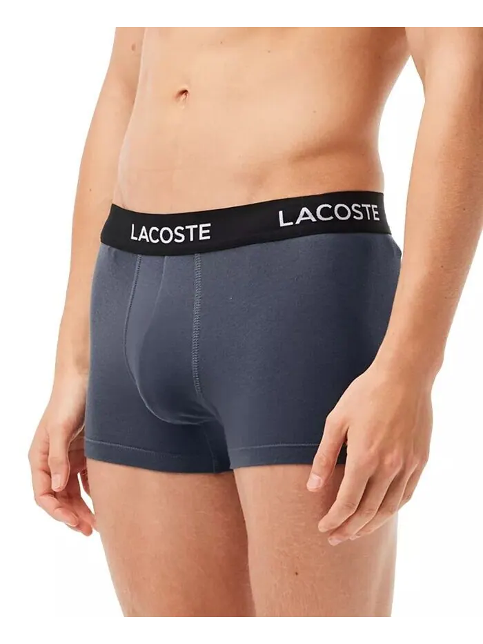 Комплект боксеров Lacoste Regular-Fit Stretch, мужские — изображение 4 из 8, серый