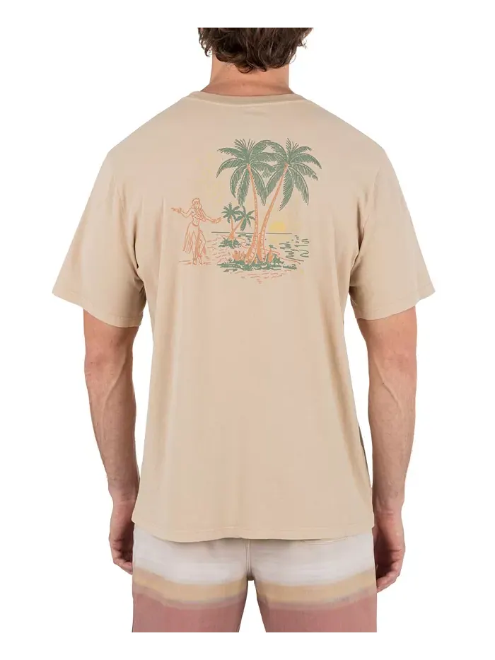 Мужская футболка с коротким рукавом Mahalo Hurley — изображение 1 из 7, коричневый