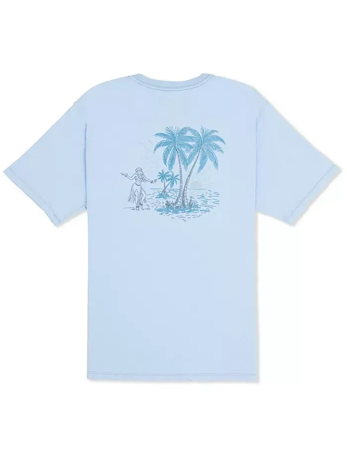 Мужская футболка с коротким рукавом Mahalo Hurley — изображение 6 из 7, коричневый