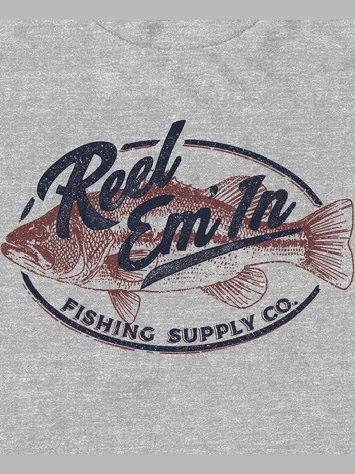 Мужская футболка с коротким рукавом Reel Em In Generic Additude — изображение 3 из 3, приглушенный