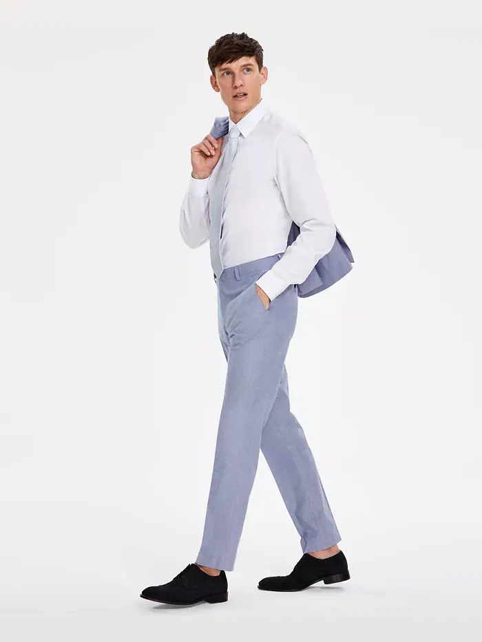 Мужские брюки Modern-Fit TH Flex Stretch Chambray для костюма Tommy Hilfiger