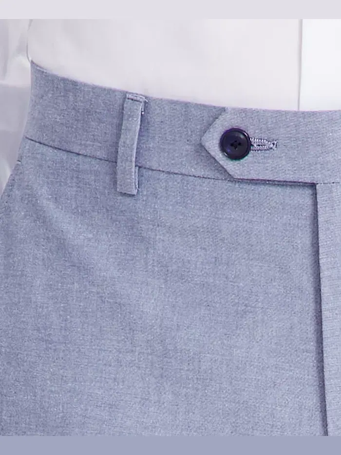 Мужские брюки Modern-Fit TH Flex Stretch Chambray для костюма Tommy Hilfiger — изображение 5 из 7, синий