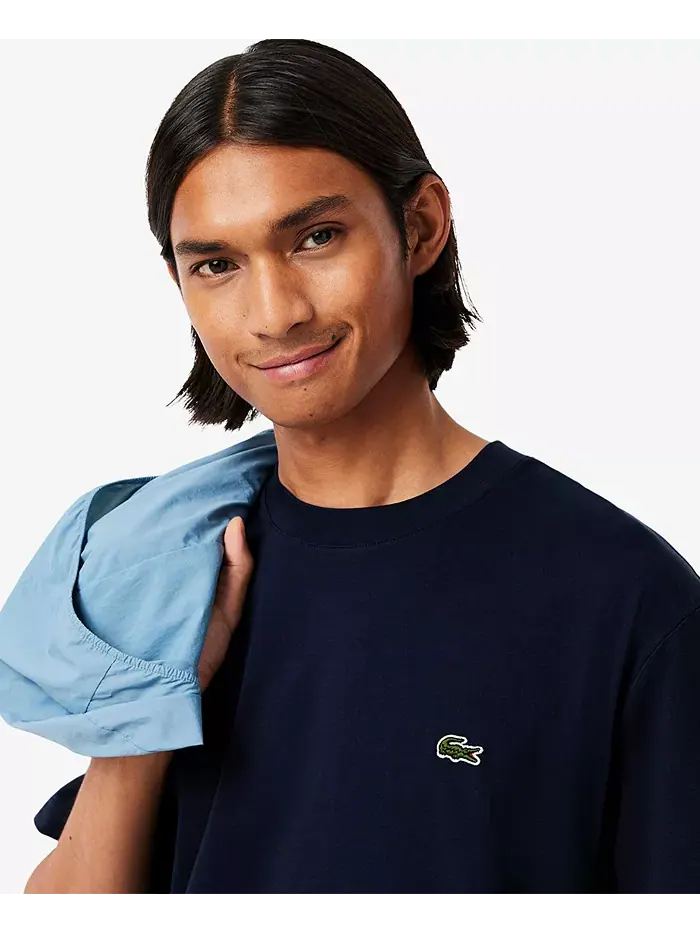 Футболка Lacoste, мужская — изображение 3 из 5, темно-синий