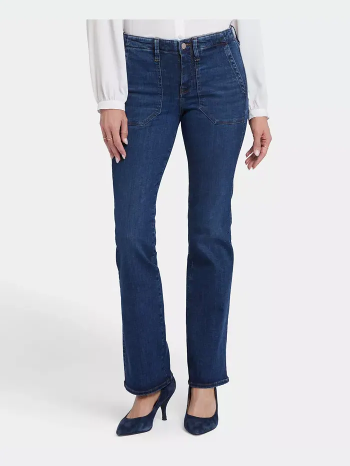 Женские джинсы Barbara Bootcut Utility NYDJ — изображение 1 из 7, золотистый