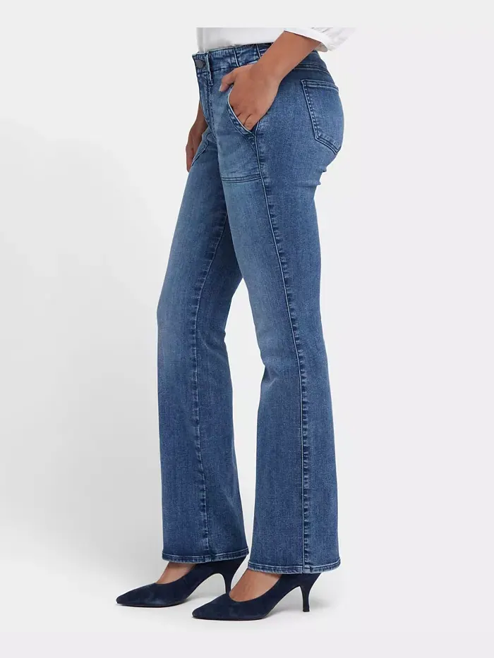 Женские джинсы Barbara Bootcut Utility NYDJ — изображение 6 из 7, золотистый