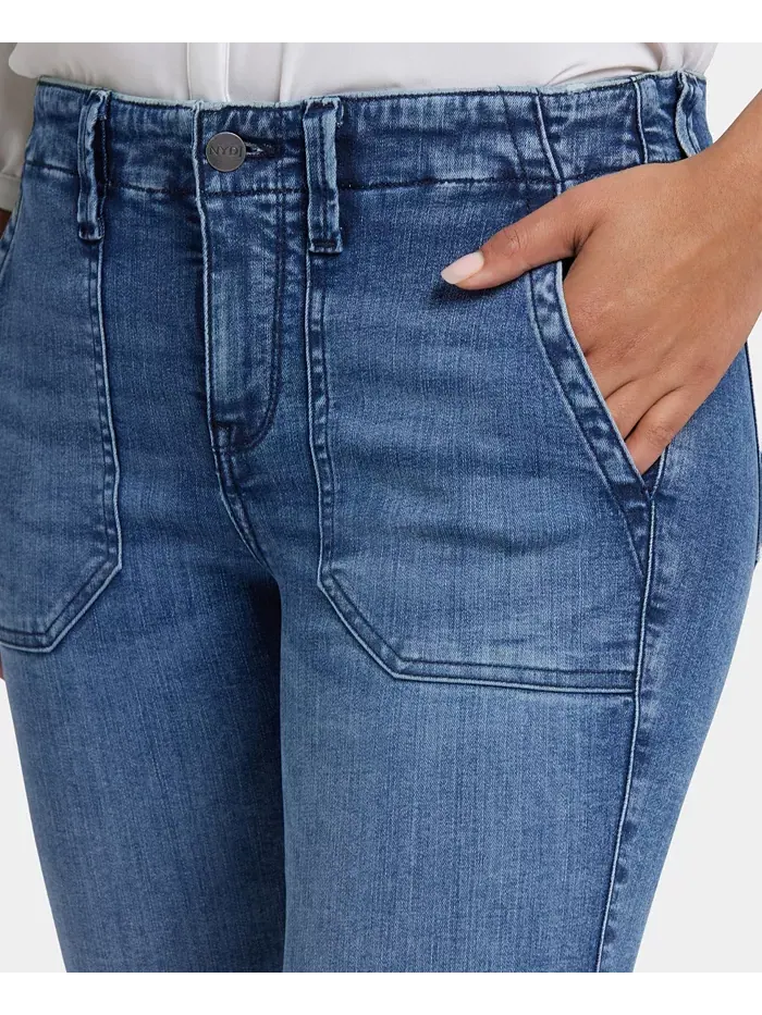 Женские джинсы Barbara Bootcut Utility NYDJ — изображение 7 из 7, золотистый