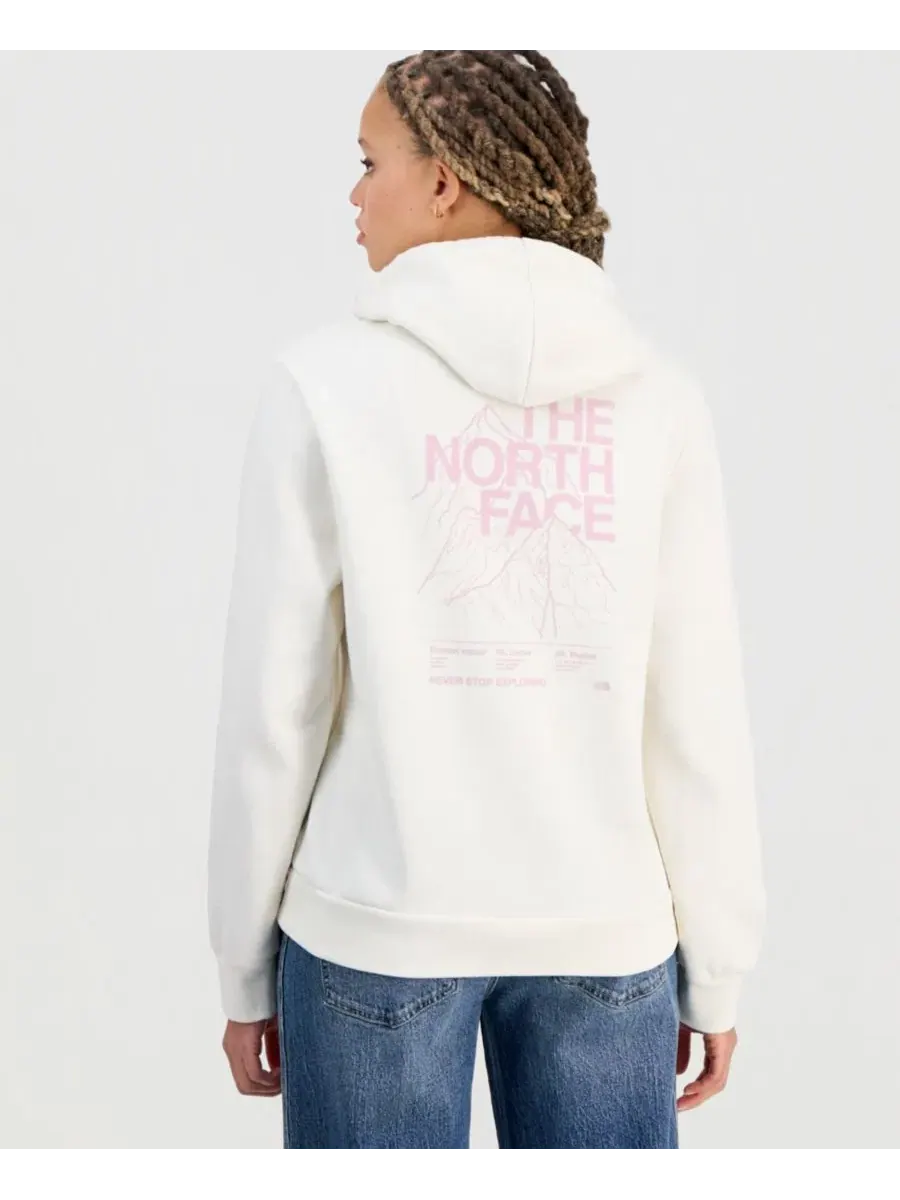 Женская хлопковая толстовка с капюшоном Evolution Peaks с графическим принтом The North Face — изображение 7 из 7, черный