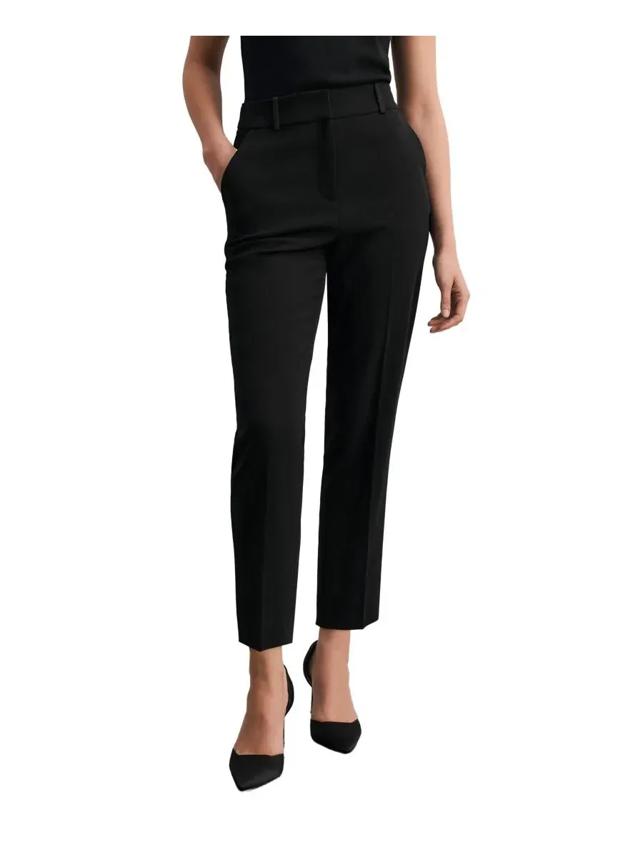 Женские узкие брюки Tavira Clever Crepe The Fold — черный