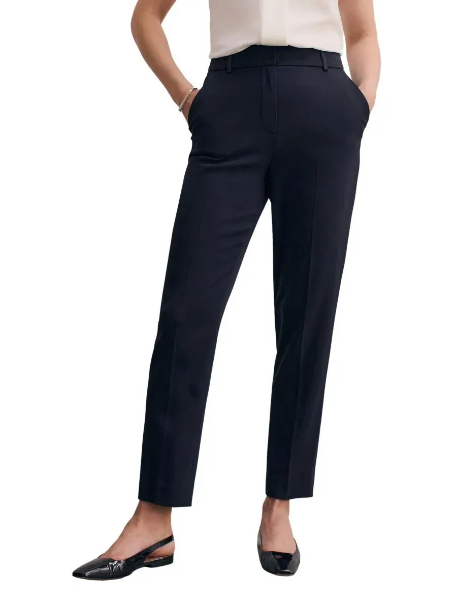 Женские узкие брюки Tavira Clever Crepe The Fold — синий