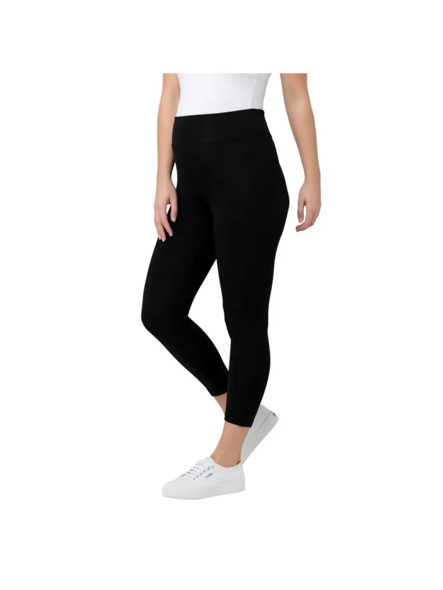 Органические леггинсы для беременных Essential 3/4 Ripe Maternity — изображение 3 из 5, черный