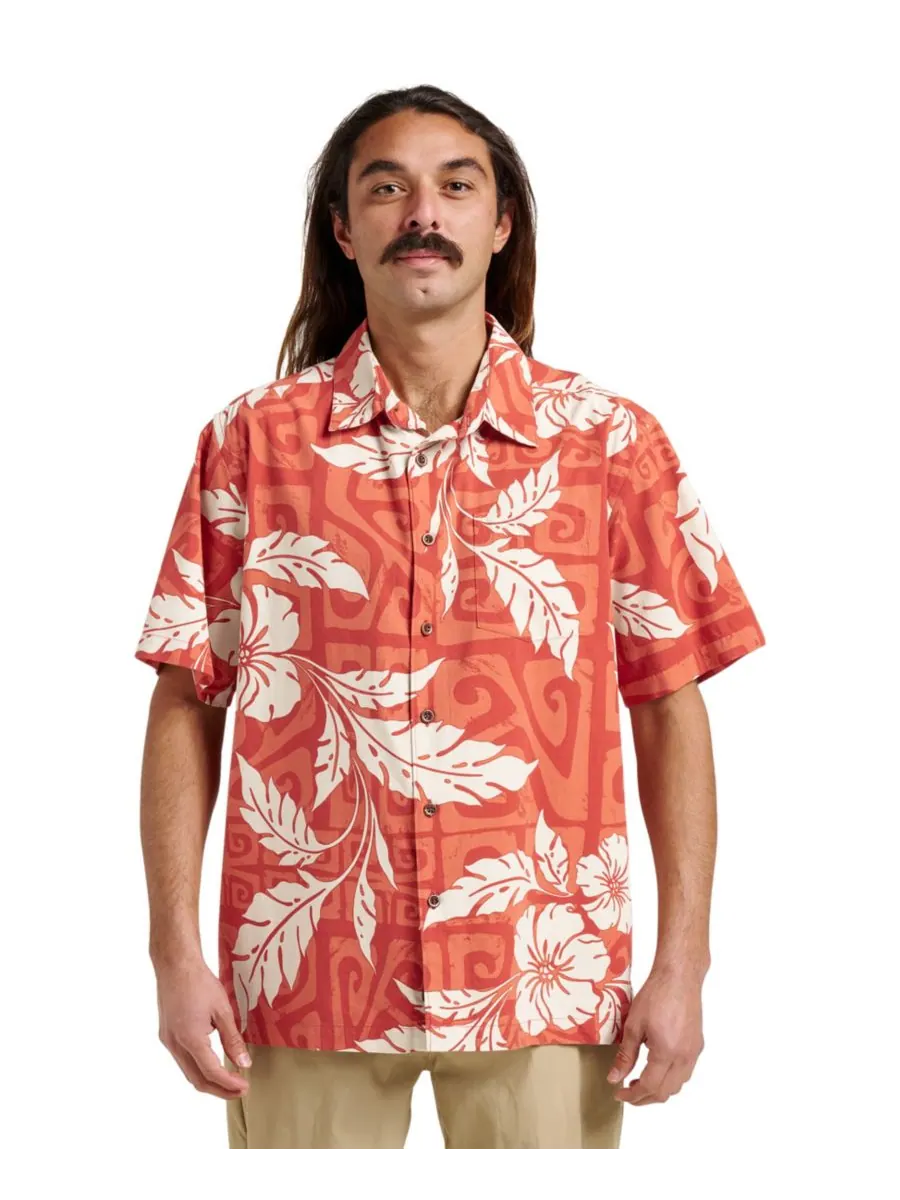 Мужская рубашка Quiksilver Comfort Fit Quiksilver Waterman, Hot Sauce