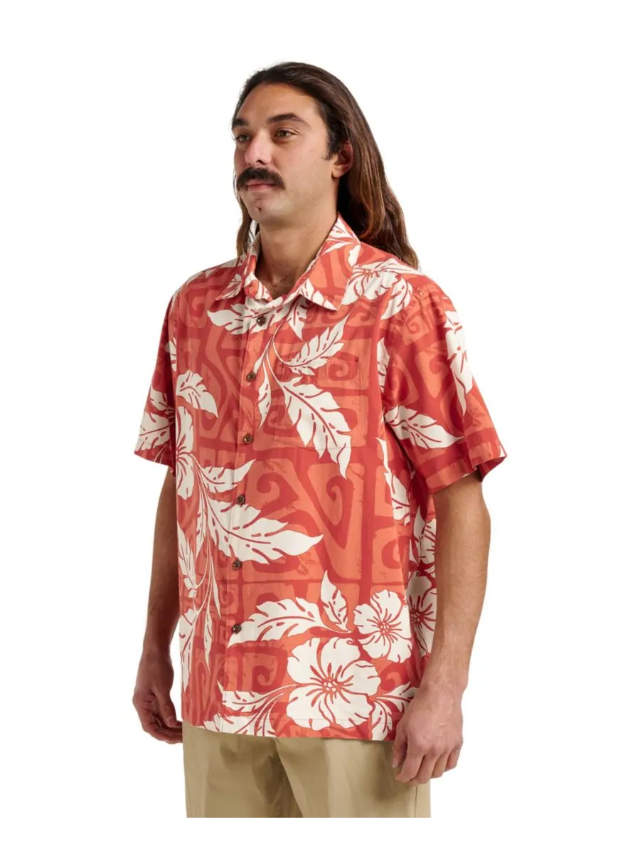 Мужская рубашка Quiksilver Comfort Fit Quiksilver Waterman, Hot Sauce — изображение 3 из 7