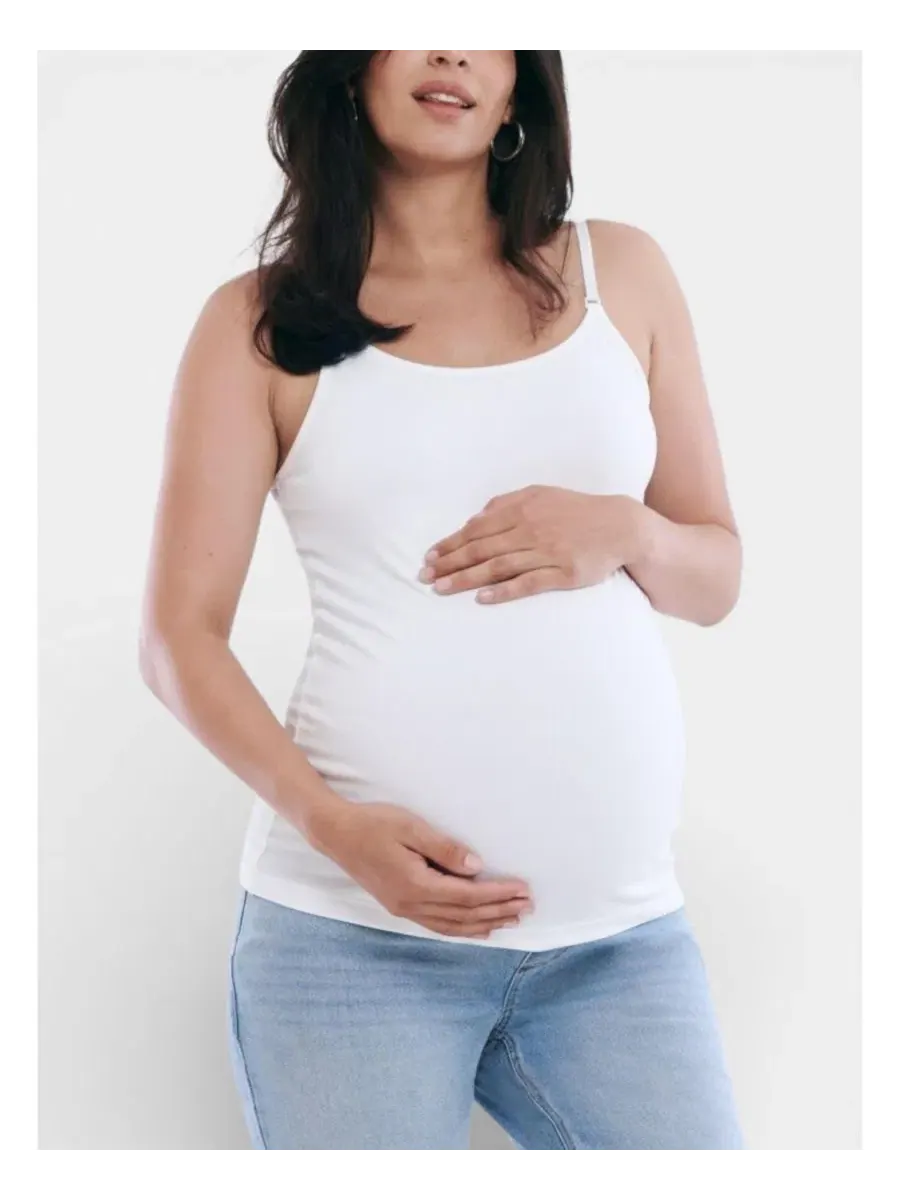 Топ для кормления с клипсой, 2 шт Motherhood Maternity — изображение 2 из 3, черный белый