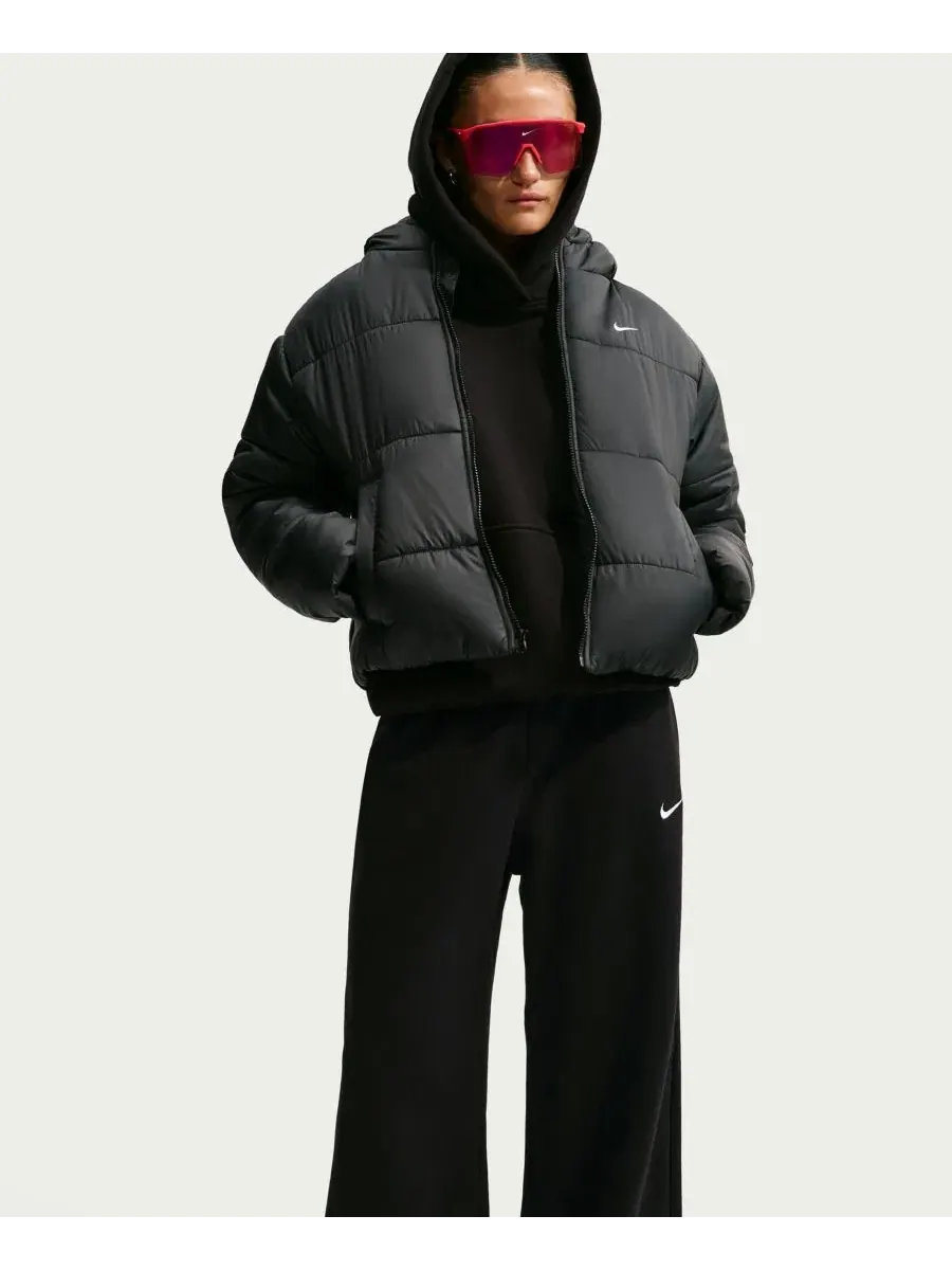 Женские спортивные брюки Nike Studio Fleece — изображение 2 из 5, черный