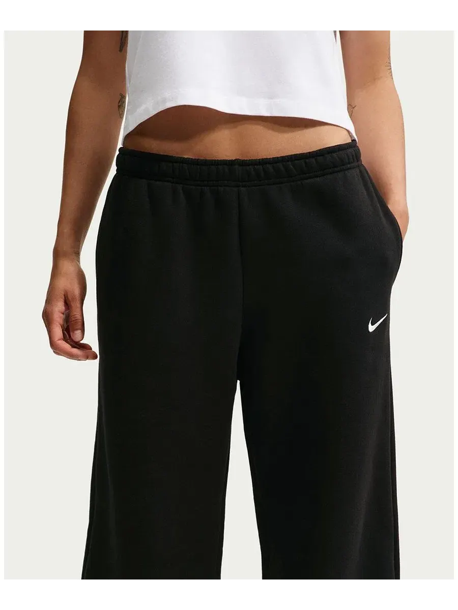 Женские спортивные брюки Nike Studio Fleece — изображение 3 из 5, черный