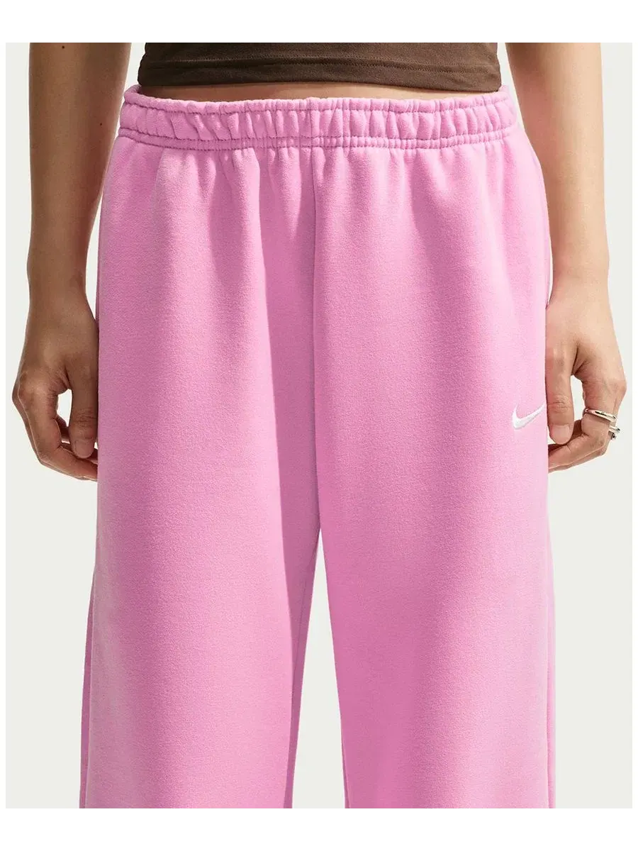 Женские спортивные брюки Nike Studio Fleece — изображение 2 из 7, розовый