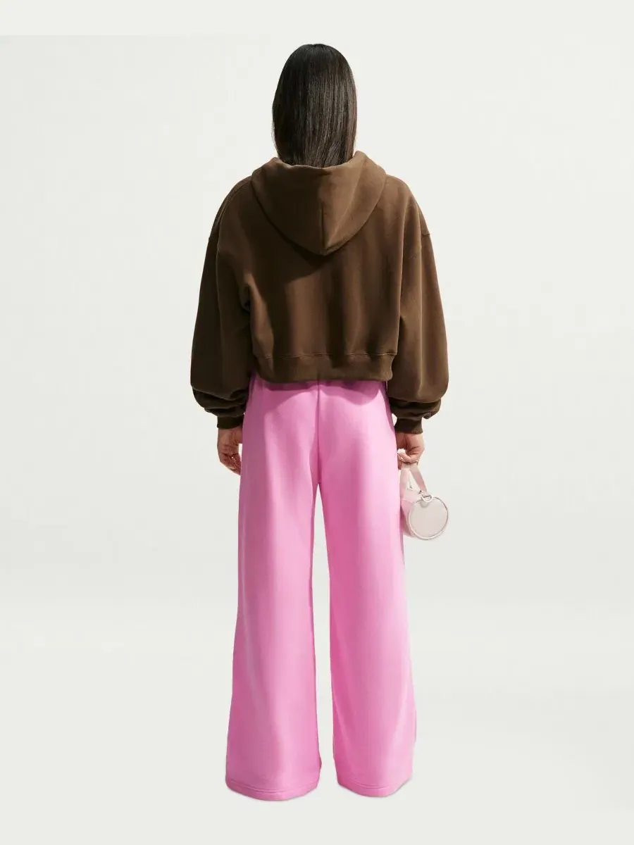 Женские спортивные брюки Nike Studio Fleece — изображение 6 из 7, розовый