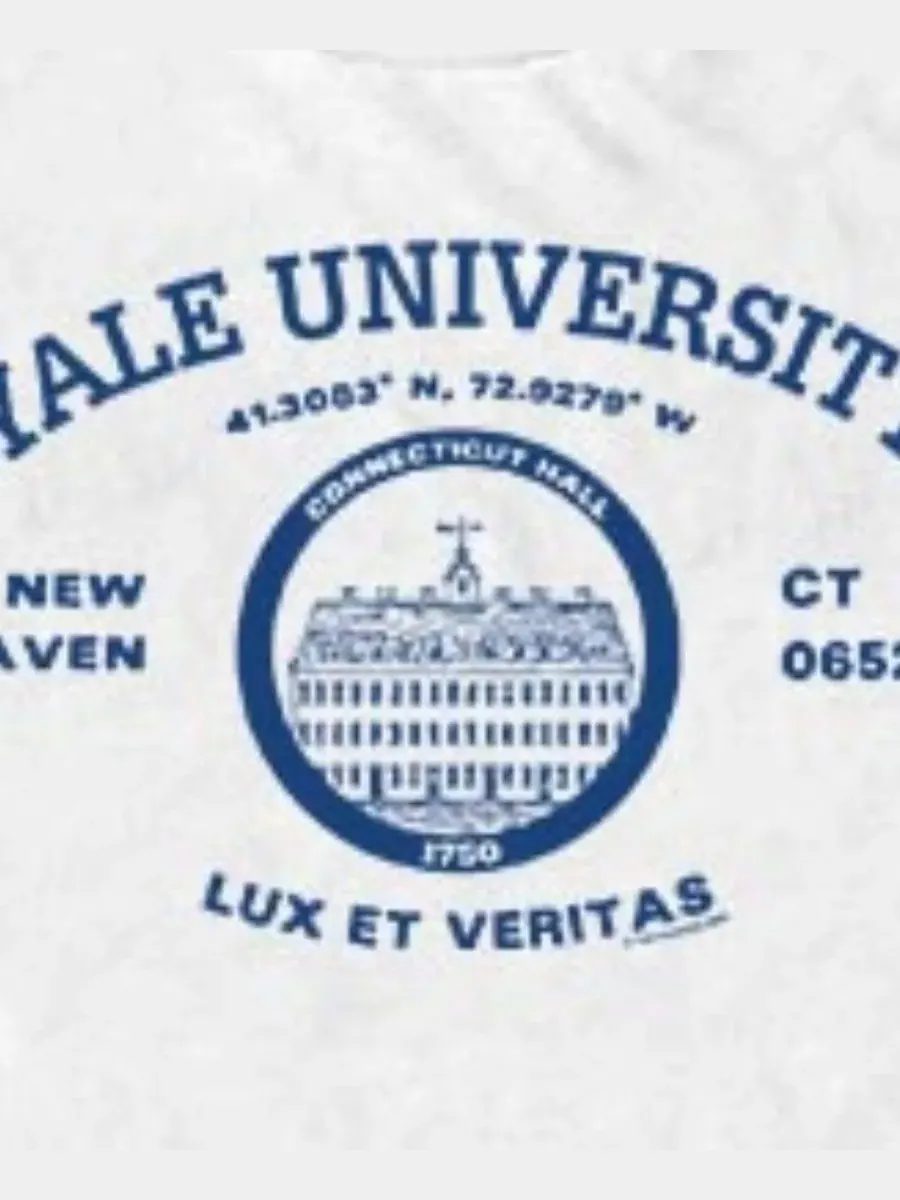 Футболка с графическим принтом Lux et Veritas Collegiate Crest Fifth Sun — изображение 3 из 3, белый