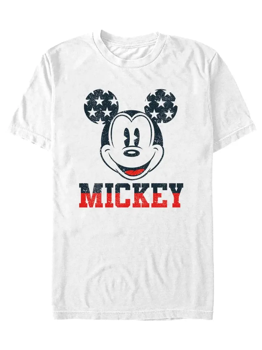 Футболка с принтом Star Ears Mickey Fifth Sun — изображение 1 из 3, белый