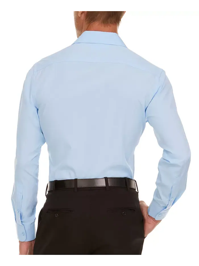Мужская рубашка Slim Fit Supershirt Nautica — изображение 2 из 10, синий