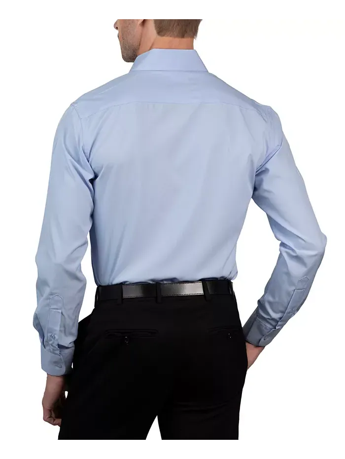 Мужская рубашка Slim Fit Supershirt Nautica — изображение 5 из 10, синий