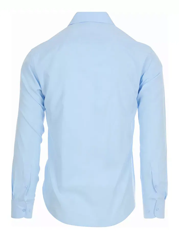 Мужская рубашка Slim Fit Supershirt Nautica — изображение 9 из 10, синий