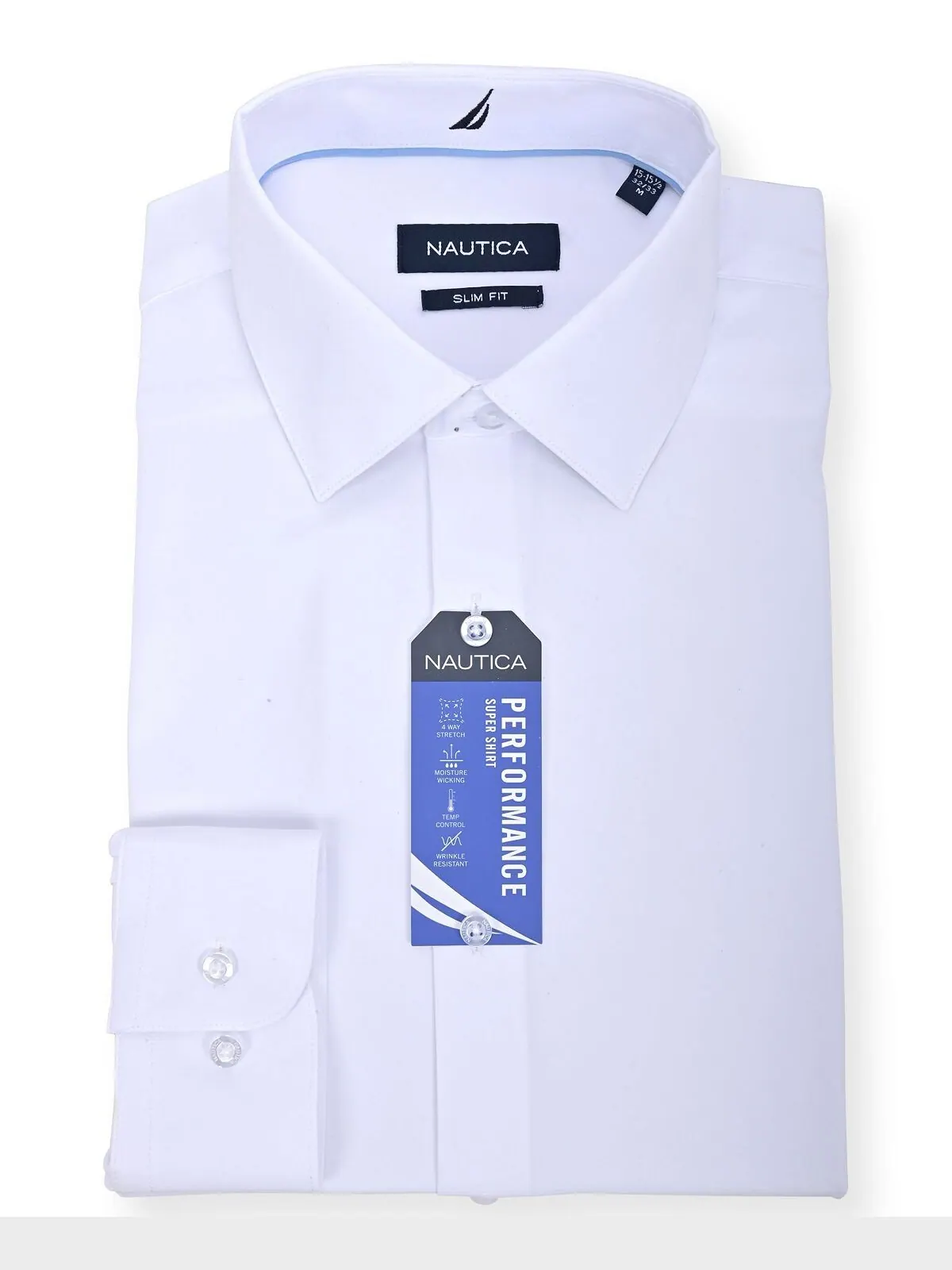 Мужская классическая рубашка Slim Fit Supershirt Nautica