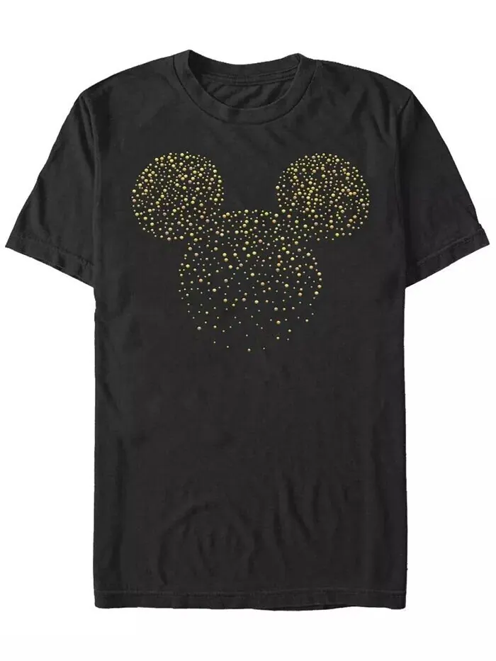 Мужская футболка Hotfix Mickey с коротким рукавом и круглым вырезом Fifth Sun — изображение 1 из 1, черный