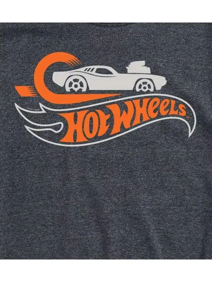 Мужская футболка с коротким рукавом Hybrid Apparel Hot Wheels AIRWAVES — изображение 5 из 9, черный