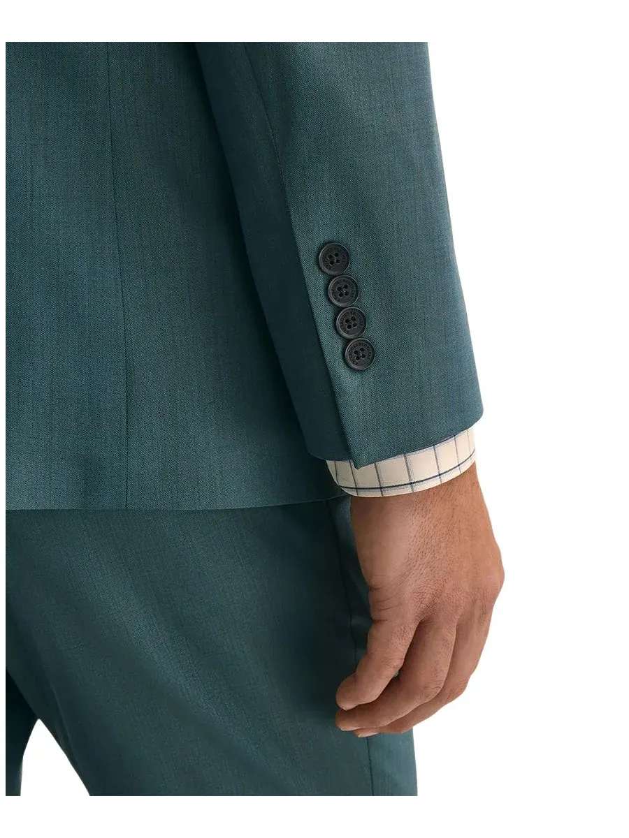 Мужской пиджак Brooks Brothers Stretch Regular-Fit — изображение 3 из 4, бирюзовый