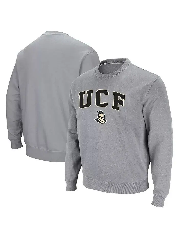 Мужской свитшот из твила UCF Knights Arch & Logo Tackle Colosseum — изображение 1 из 3, черный