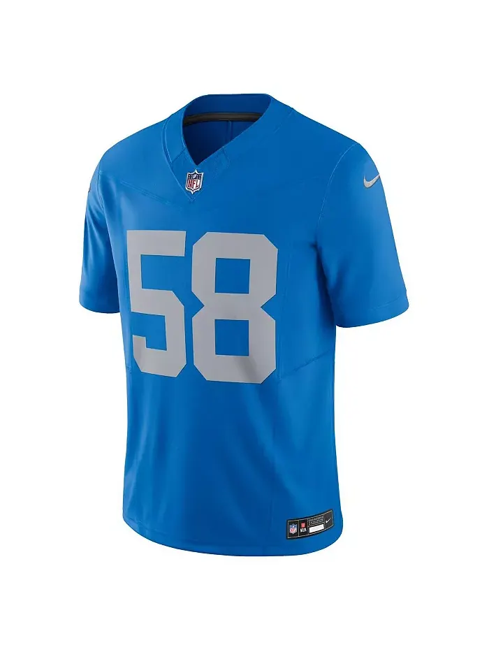 Мужская альтернативная лимитированная джерси Detroit Lions Vapor F.U.S.E. Penei Sewell Nike — изображение 4 из 5, черный