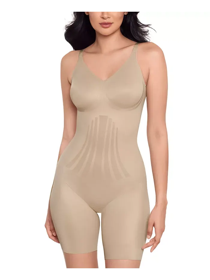 Женский утягивающий боди Modern Miracle Thigh Slimmer 2562 Miraclesuit — изображение 1 из 5, бежевый