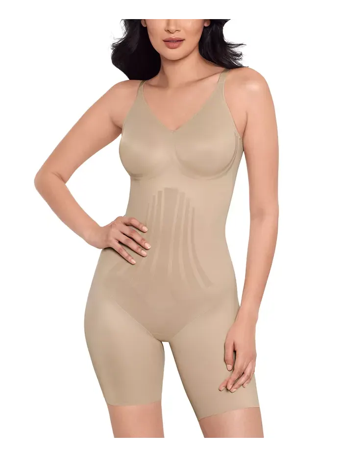 Женский утягивающий боди Modern Miracle Thigh Slimmer 2562 Miraclesuit — изображение 2 из 5, бежевый