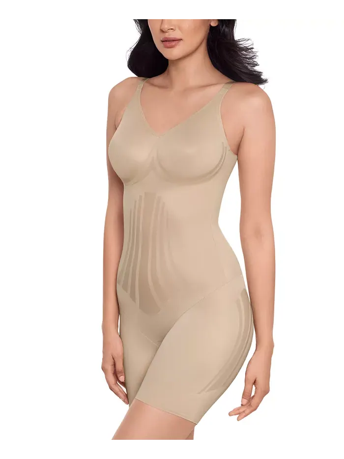 Женский утягивающий боди Modern Miracle Thigh Slimmer 2562 Miraclesuit — изображение 3 из 5, бежевый