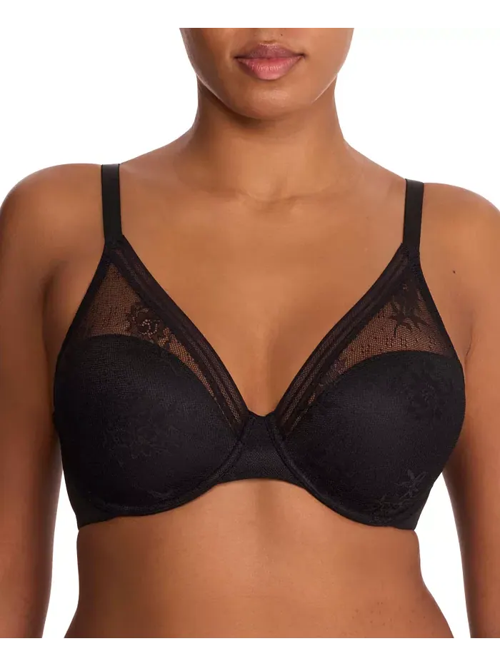 Женский кружевной бюстгальтер на косточках Love Lace, закрывающий всю фигуру, 731351 Natori — изображение 1 из 7, черный