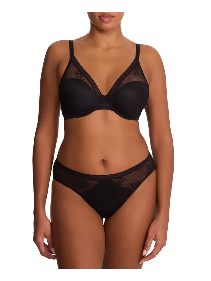 Женский кружевной бюстгальтер на косточках Love Lace, закрывающий всю фигуру, 731351 Natori — изображение 4 из 7, черный