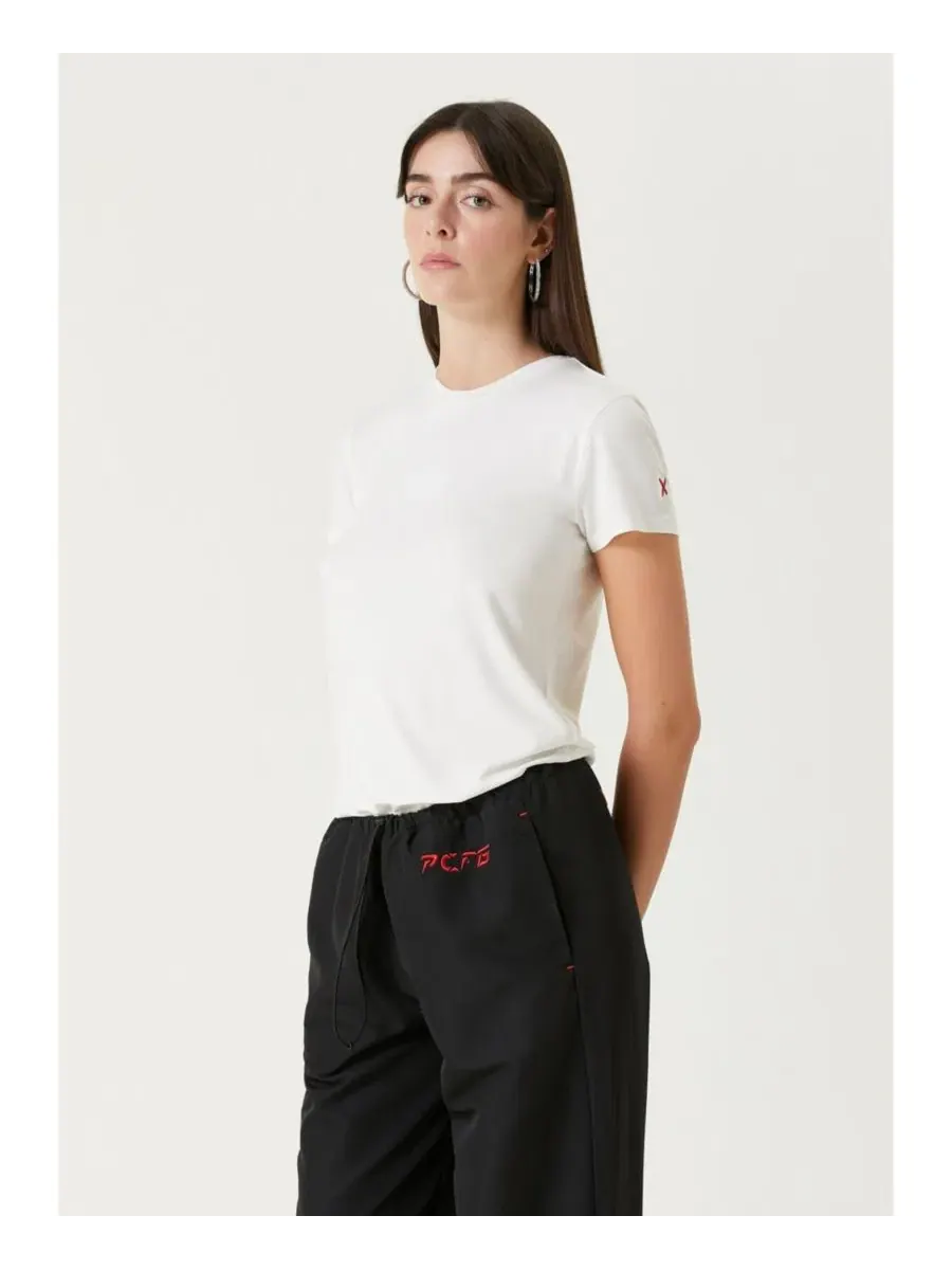 Женская футболка Slim Fit с коротким рукавом Free Heaven PCFG — изображение 3 из 8, белый
