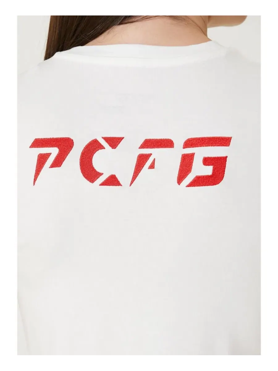 Женская футболка Slim Fit с коротким рукавом Free Heaven PCFG — изображение 5 из 8, белый