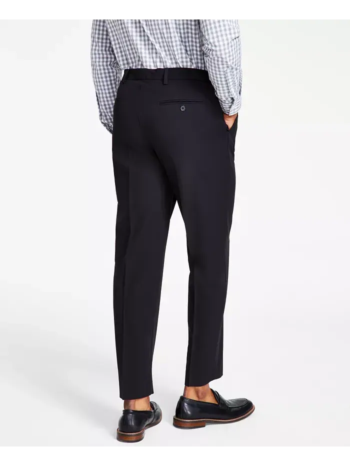 Мужские эластичные классические брюки Modern-Fit для активного образа жизни Nautica — изображение 3 из 7, черный