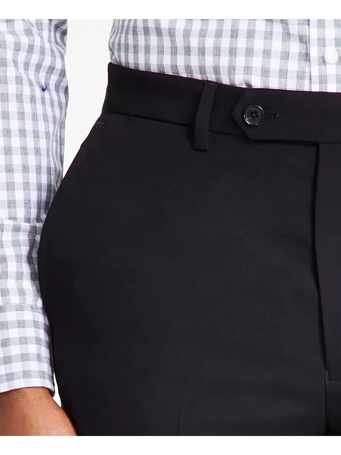 Мужские эластичные классические брюки Modern-Fit для активного образа жизни Nautica — изображение 6 из 7, черный