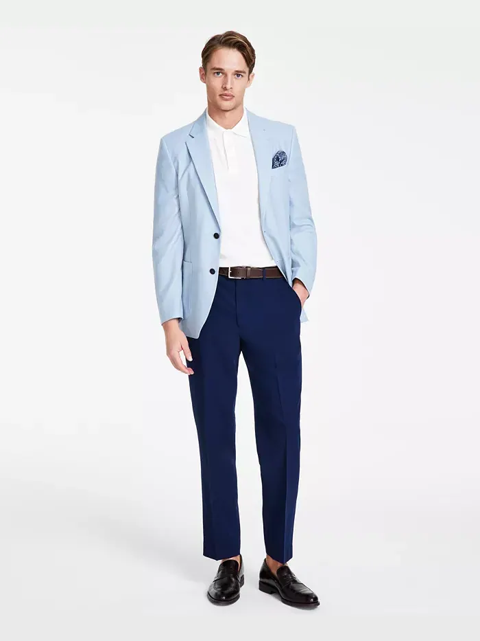 Мужские эластичные классические брюки Modern-Fit для активного образа жизни Nautica