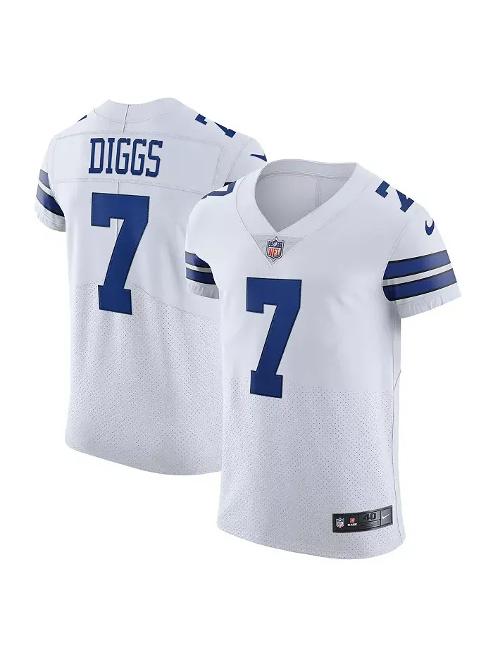 Мужская футболка Dallas Cowboys Vapor Elite Тревона Диггса Nike — изображение 1 из 3, белый
