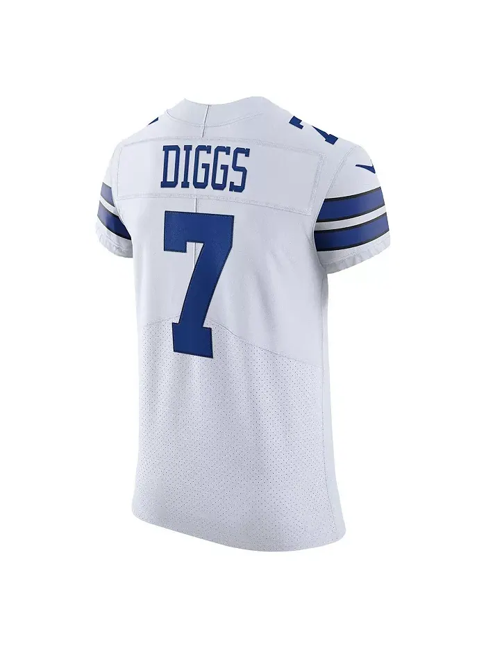Мужская футболка Dallas Cowboys Vapor Elite Тревона Диггса Nike — изображение 2 из 3, белый