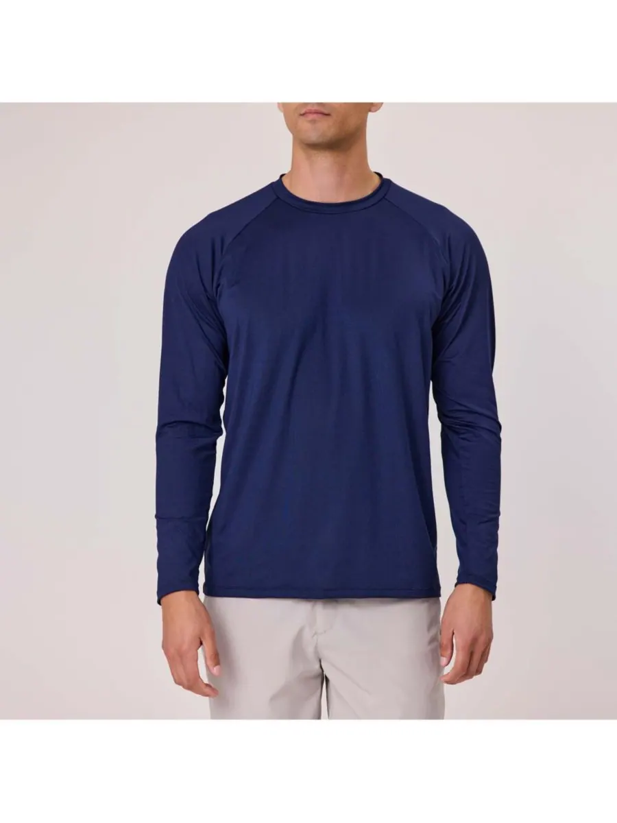 Мужская футболка Heritage Navy LS Outbound Tee Snapper Rock — изображение 1 из 6, темно-синий
