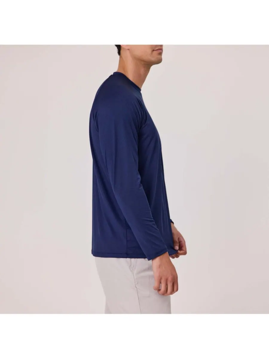 Мужская футболка Heritage Navy LS Outbound Tee Snapper Rock — изображение 3 из 6, темно-синий