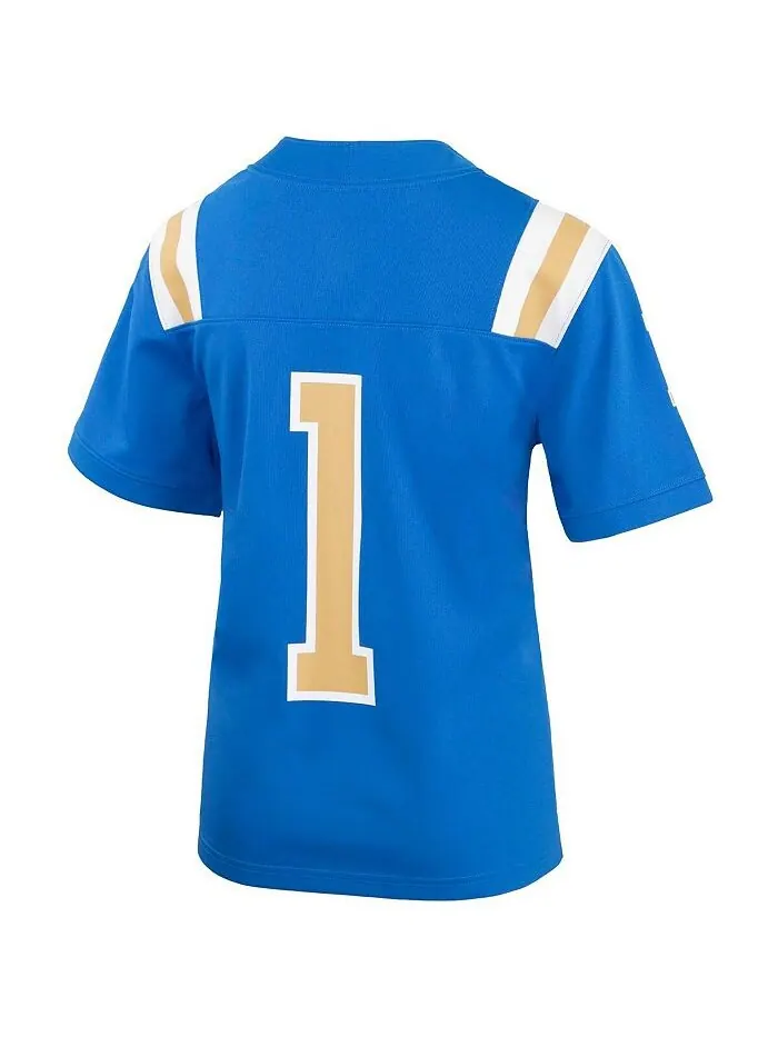 Синяя футболка бренд Big Boys №1 UCLA Bruins Untouchable Football Jersey Jordan — изображение 2 из 3, синий
